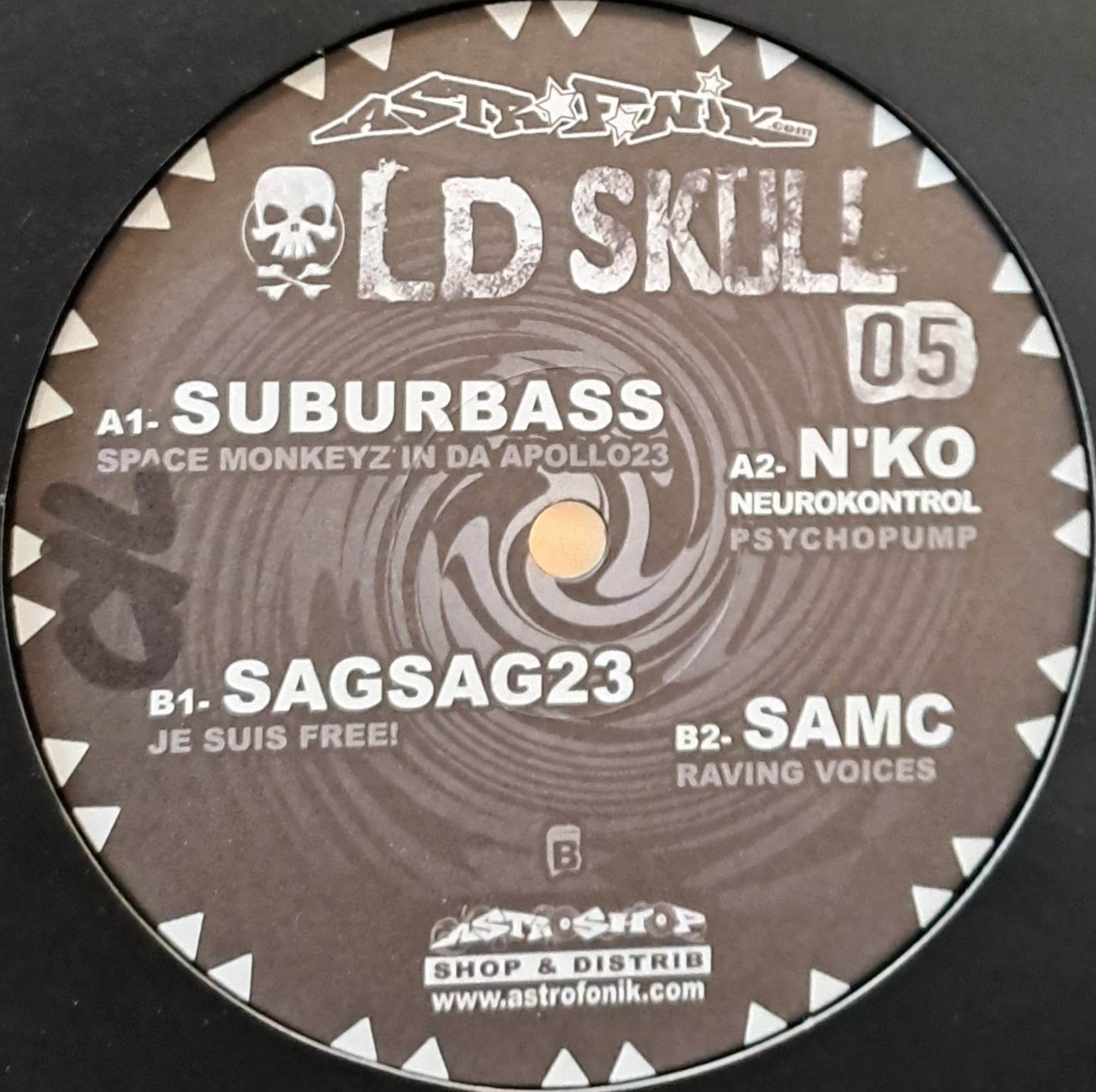 Old Skull 05 - vinyle freetekno
